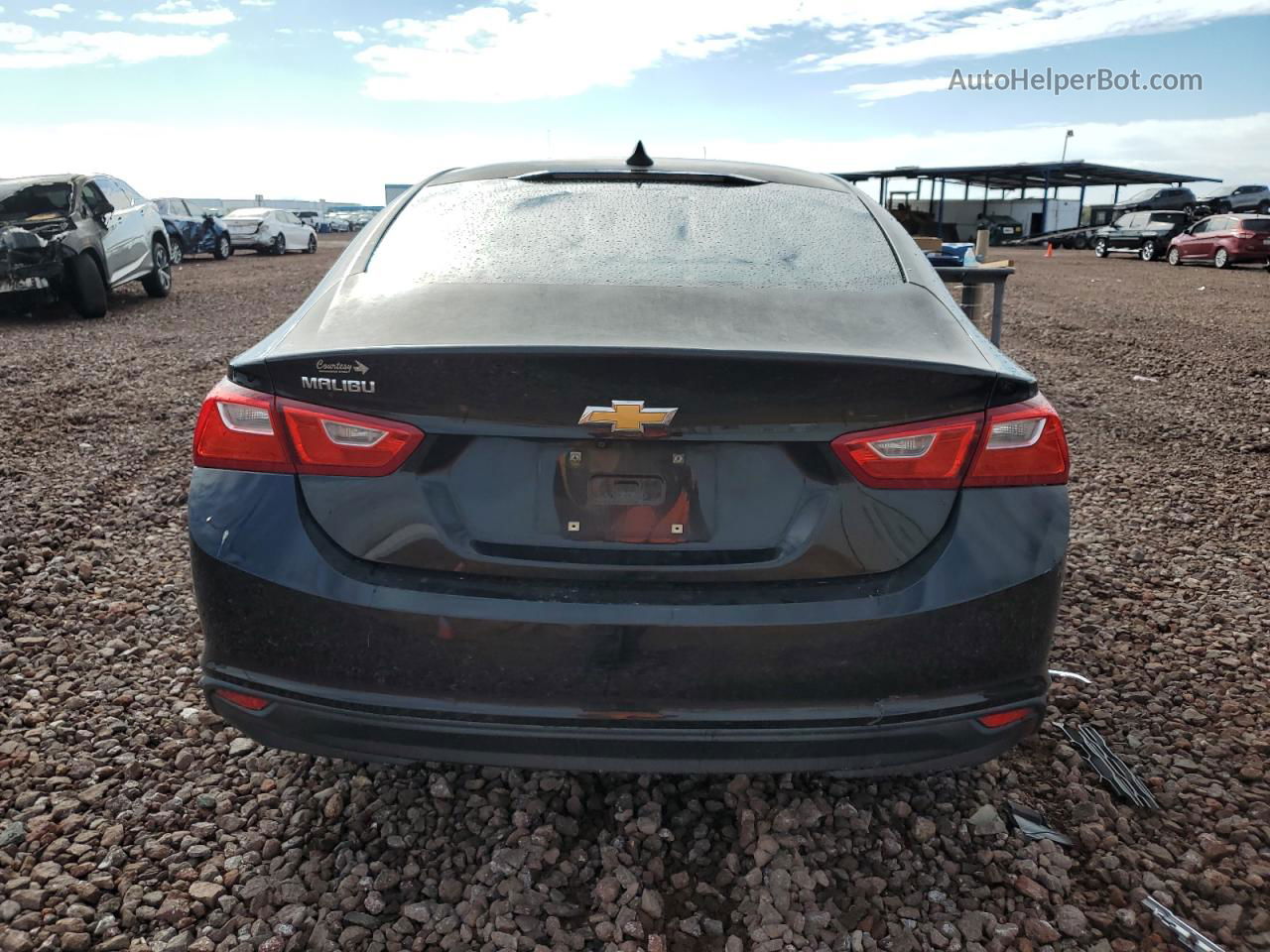 2017 Chevrolet Malibu Ls Black vin: 1G1ZB5ST0HF271504