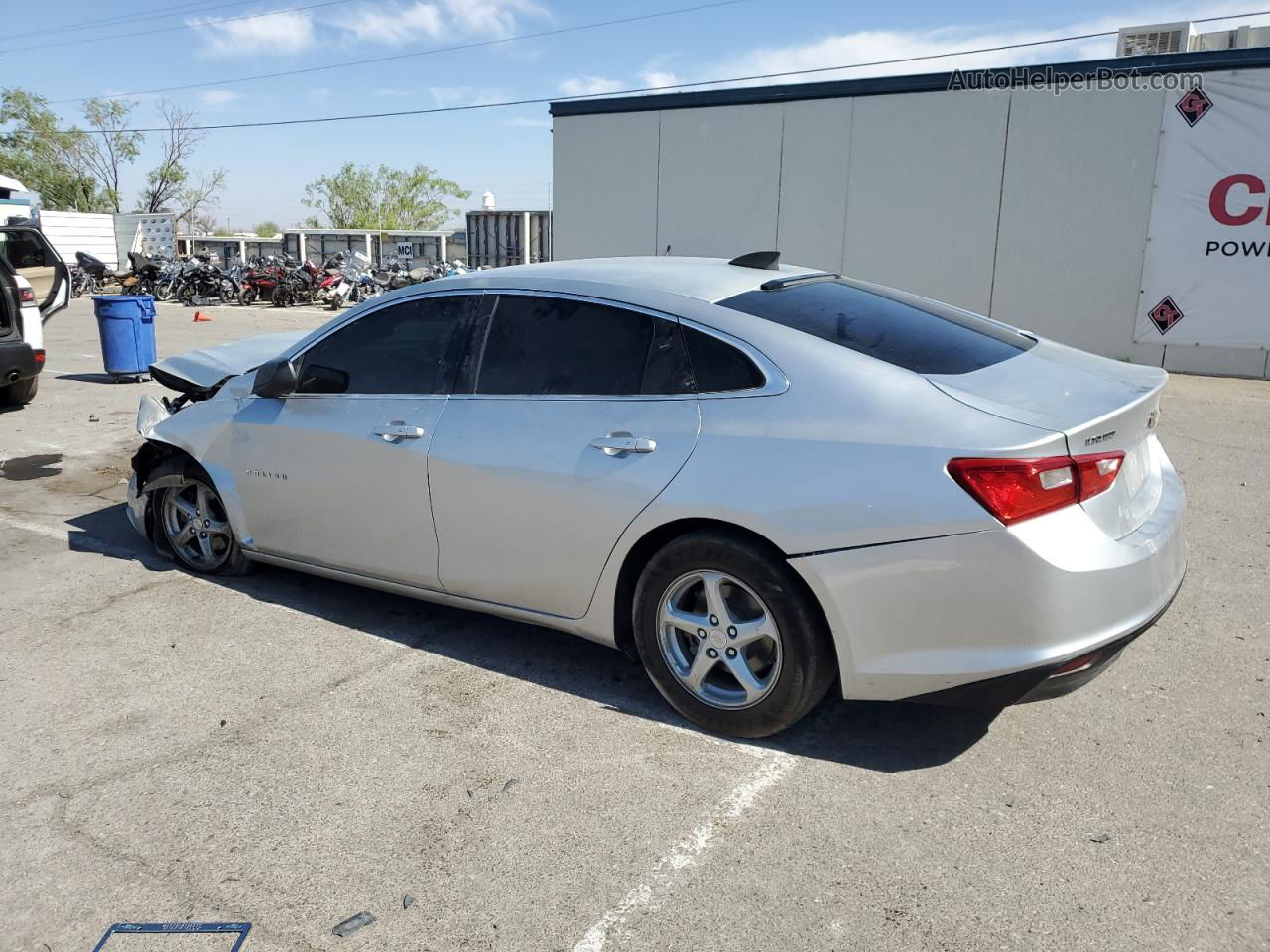 2017 Chevrolet Malibu Ls Silver vin: 1G1ZB5ST0HF291073