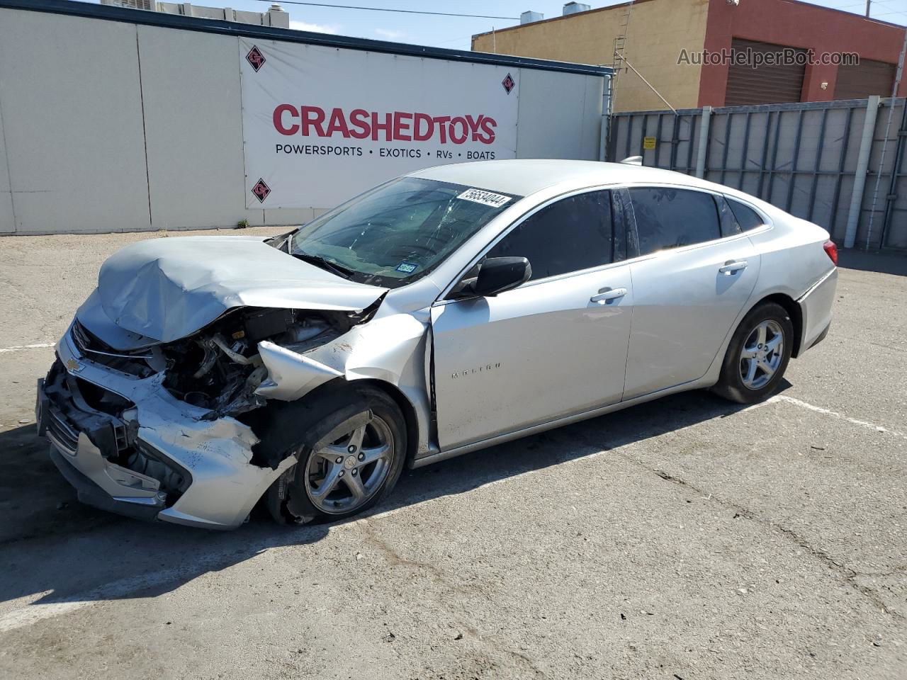 2017 Chevrolet Malibu Ls Silver vin: 1G1ZB5ST0HF291073