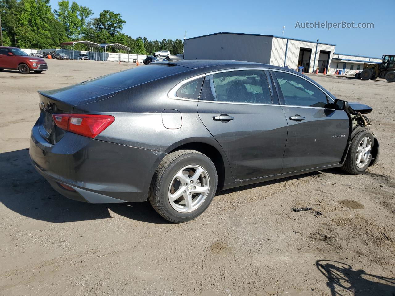 2017 Chevrolet Malibu Ls Серый vin: 1G1ZB5ST0HF291705