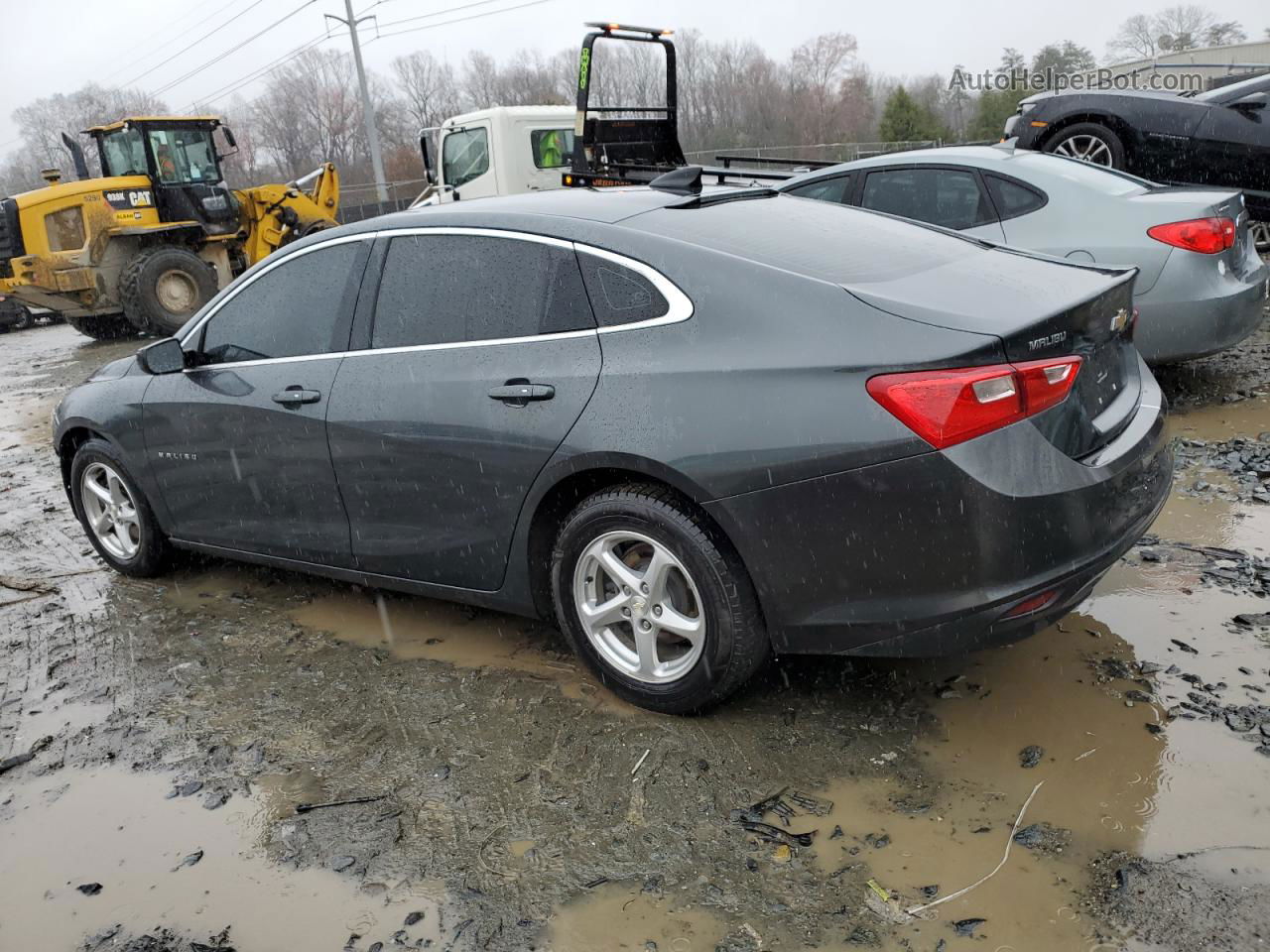 2018 Chevrolet Malibu Ls Серый vin: 1G1ZB5ST0JF207095