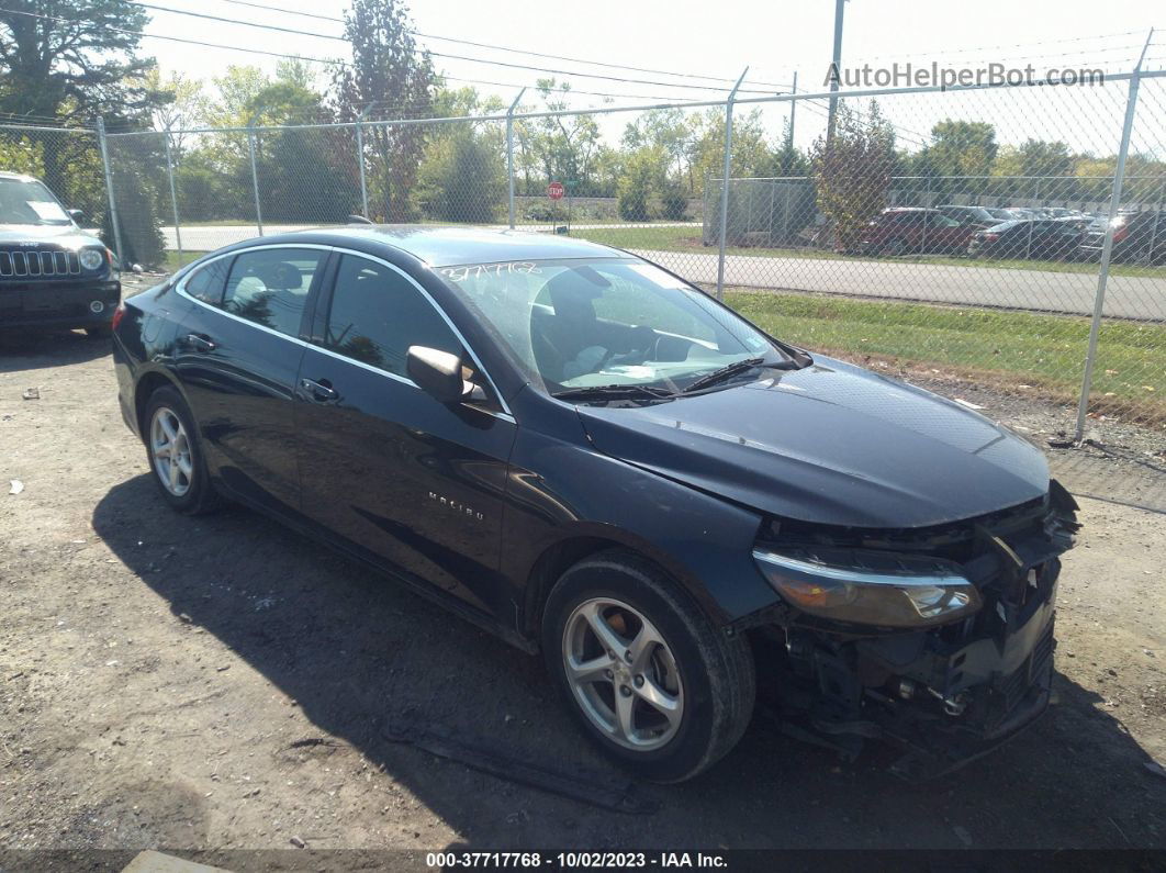 2018 Chevrolet Malibu Ls Dark Blue vin: 1G1ZB5ST0JF238296