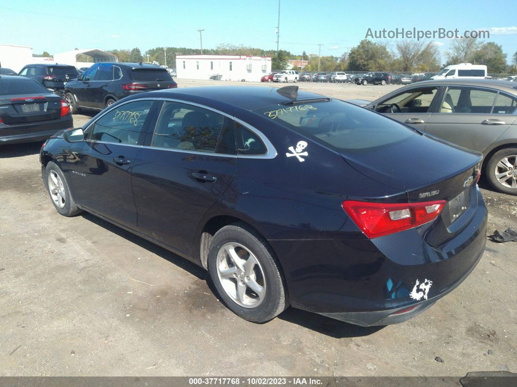 2018 Chevrolet Malibu Ls Dark Blue vin: 1G1ZB5ST0JF238296