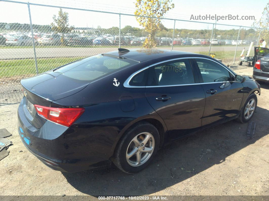 2018 Chevrolet Malibu Ls Dark Blue vin: 1G1ZB5ST0JF238296