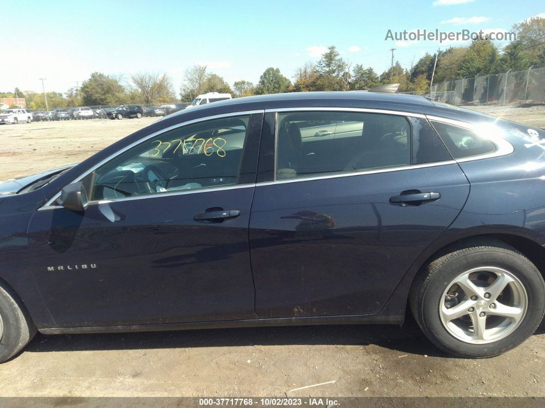 2018 Chevrolet Malibu Ls Dark Blue vin: 1G1ZB5ST0JF238296