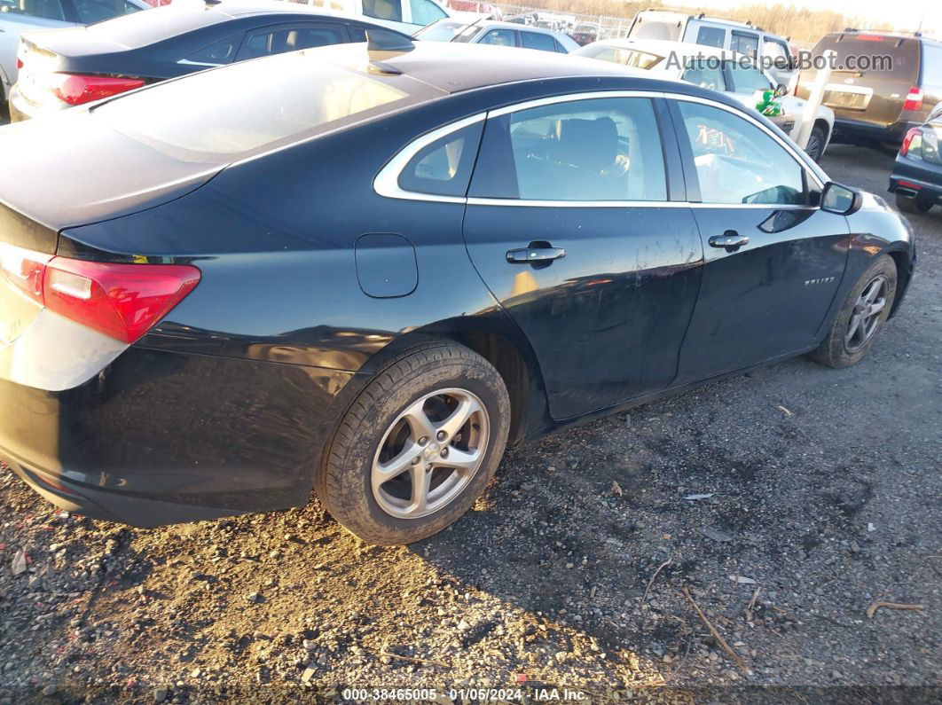 2018 Chevrolet Malibu 1ls Black vin: 1G1ZB5ST0JF270424