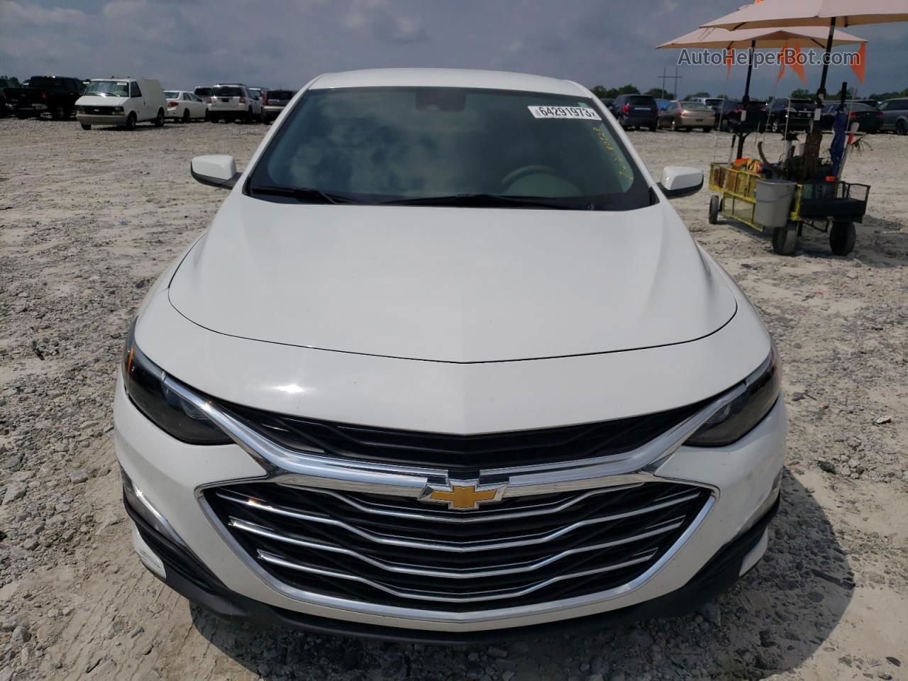 2021 Chevrolet Malibu Ls Белый vin: 1G1ZB5ST0MF040628