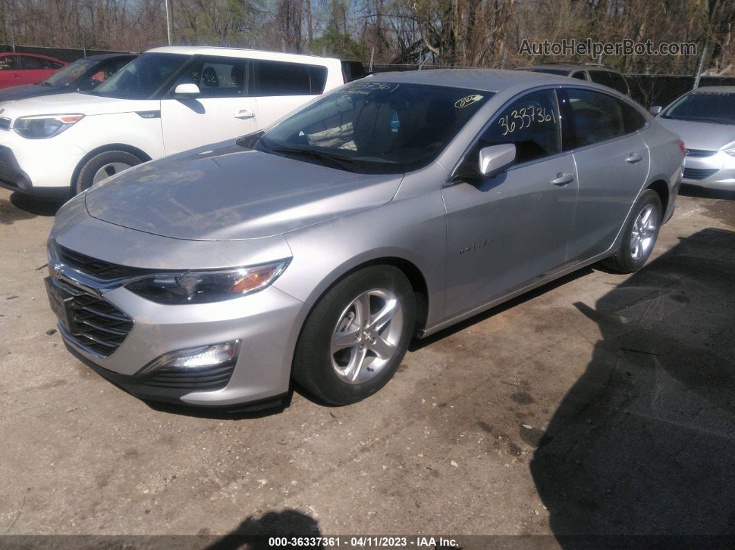 2021 Chevrolet Malibu Fwd Ls Silver vin: 1G1ZB5ST0MF086282