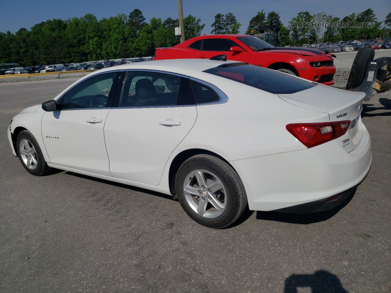 2021 Chevrolet Malibu Ls White vin: 1G1ZB5ST0MF089361