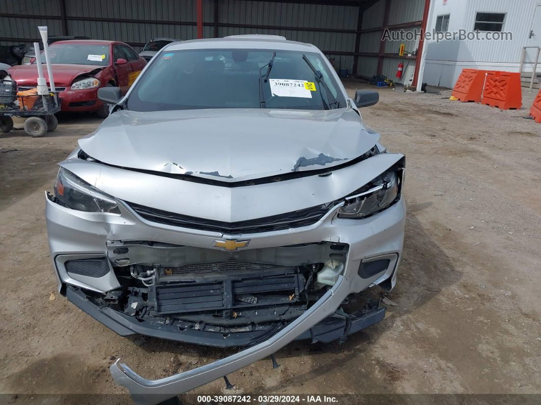 2017 Chevrolet Malibu Ls Silver vin: 1G1ZB5ST1HF126911