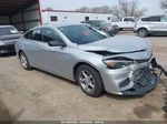 2017 Chevrolet Malibu Ls Silver vin: 1G1ZB5ST1HF126911