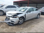 2017 Chevrolet Malibu Ls Silver vin: 1G1ZB5ST1HF126911