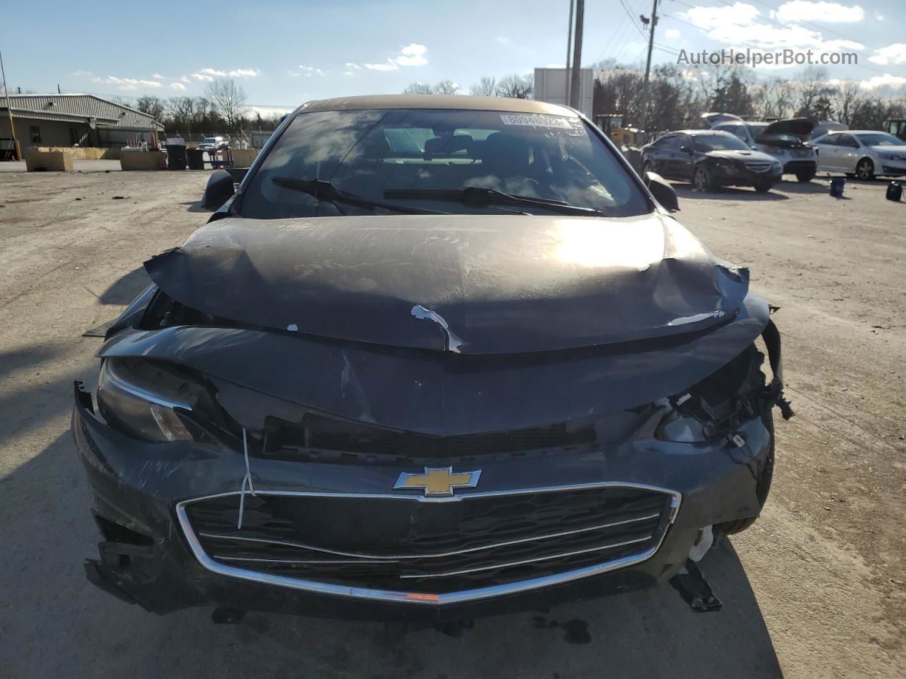 2017 Chevrolet Malibu Ls Синий vin: 1G1ZB5ST1HF141361