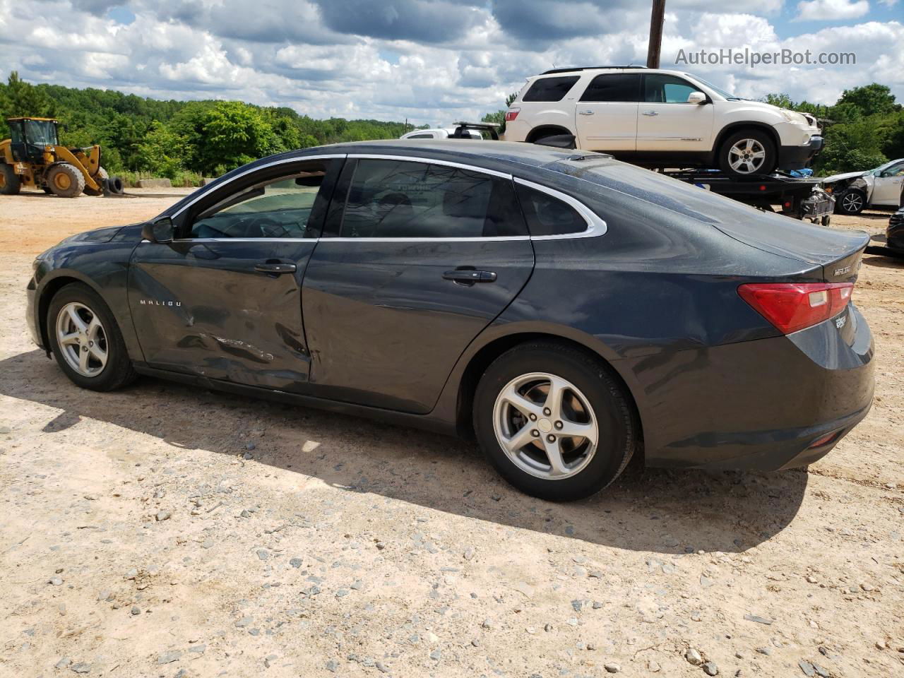 2017 Chevrolet Malibu Ls Gray vin: 1G1ZB5ST1HF143076