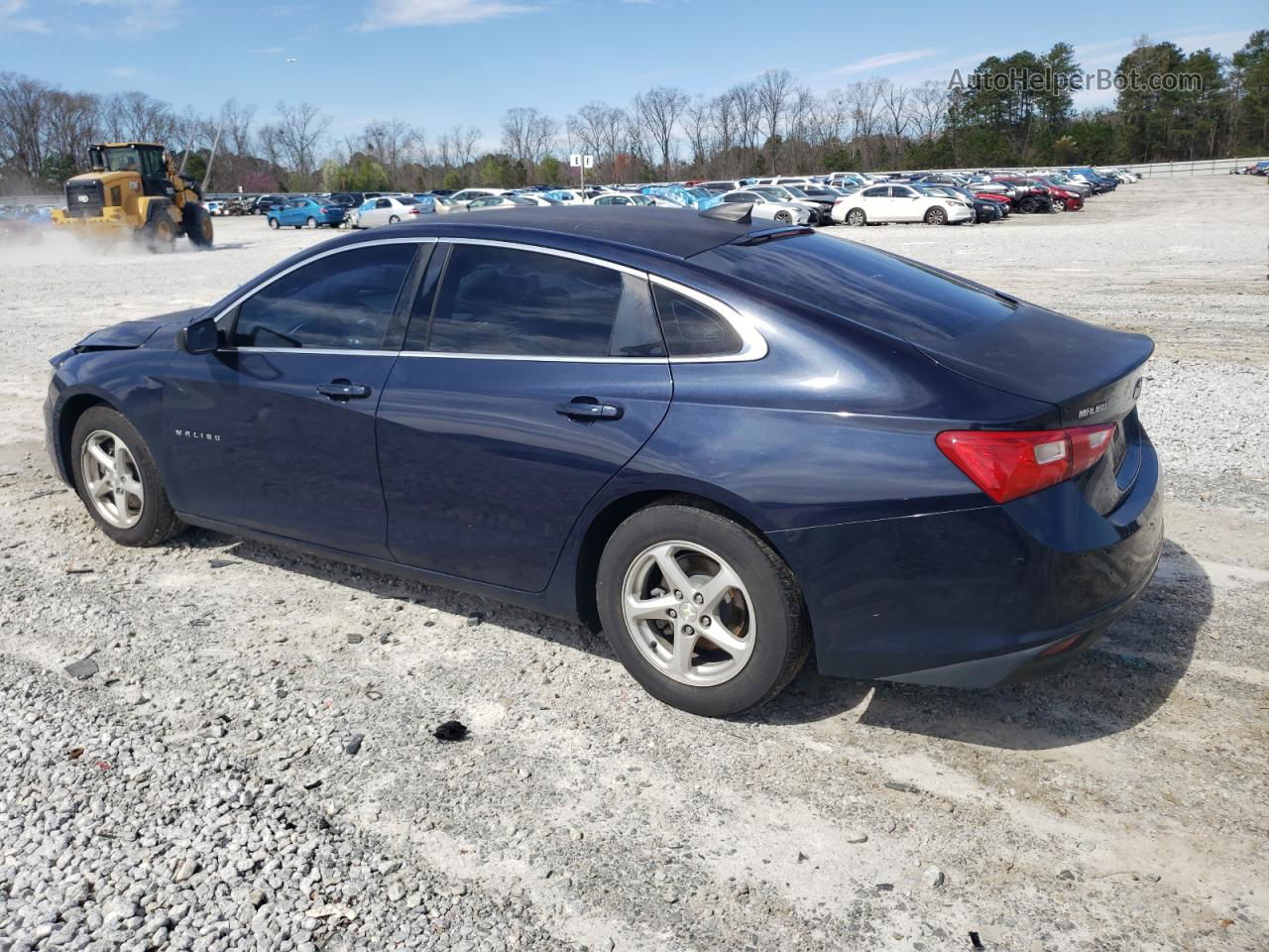 2017 Chevrolet Malibu Ls Синий vin: 1G1ZB5ST1HF144244