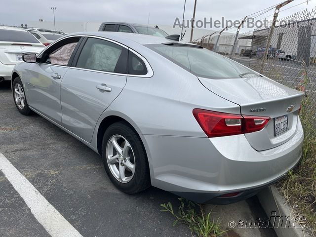 2018 Chevrolet Malibu Ls White vin: 1G1ZB5ST1JF281576