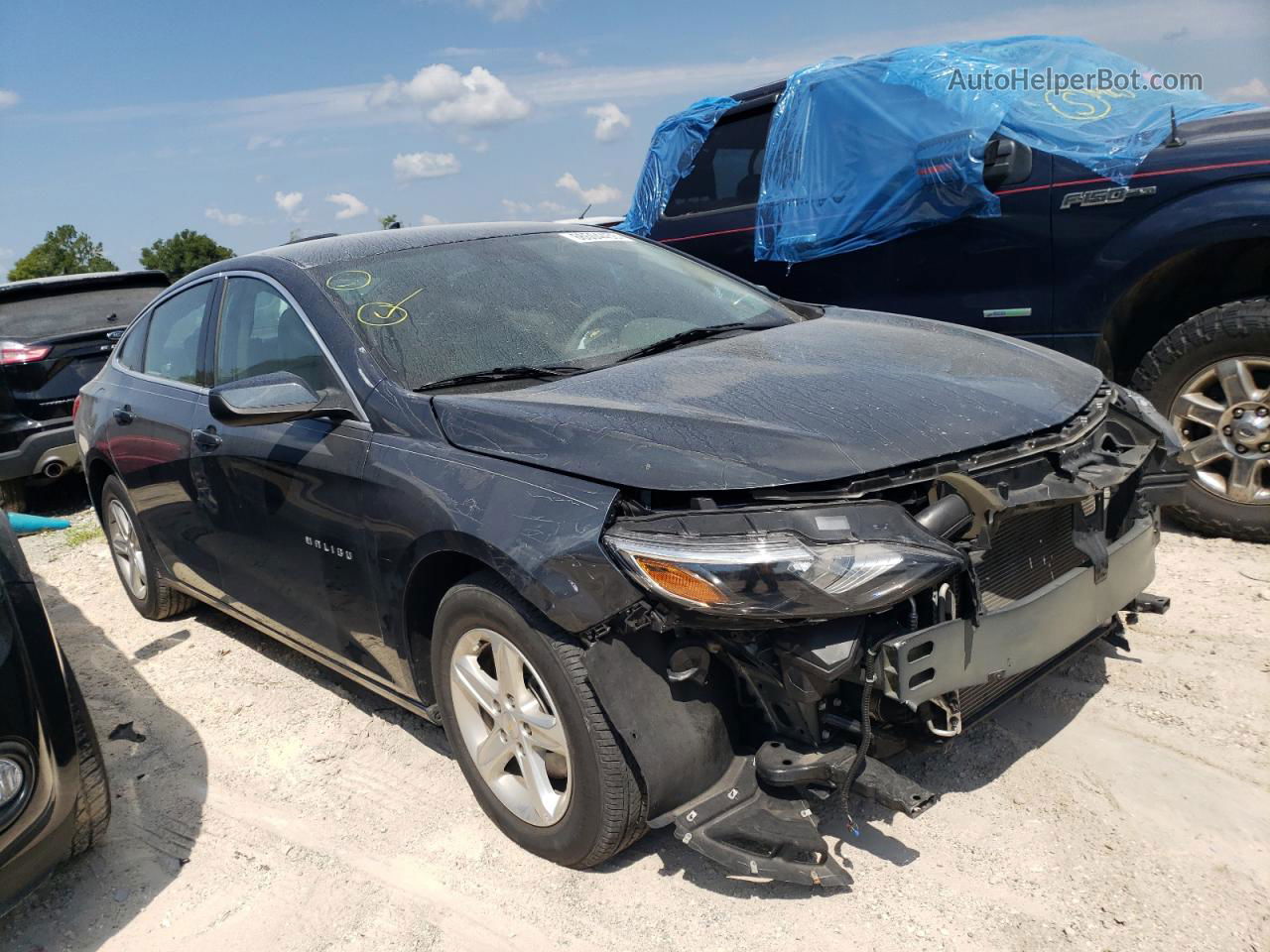 2021 Chevrolet Malibu Ls Gray vin: 1G1ZB5ST1MF003216