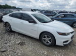 2017 Chevrolet Malibu Ls White vin: 1G1ZB5ST2HF106179