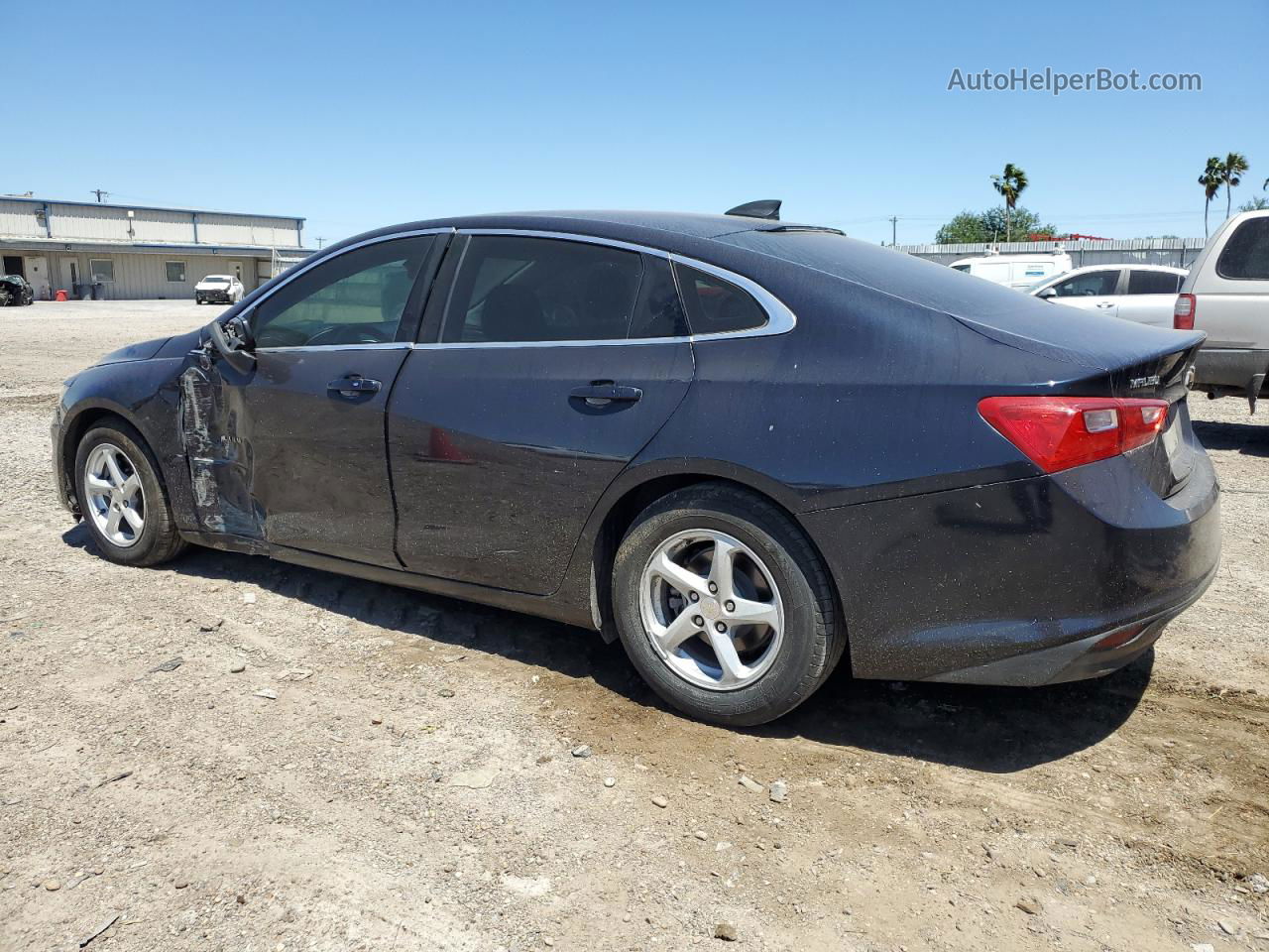 2017 Chevrolet Malibu Ls Blue vin: 1G1ZB5ST2HF140817