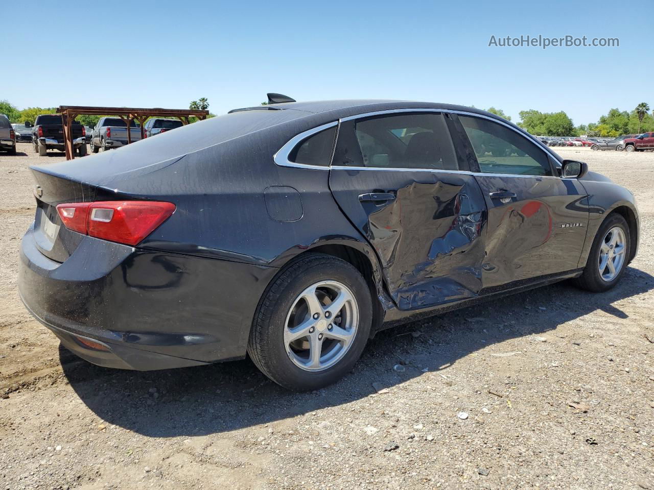 2017 Chevrolet Malibu Ls Blue vin: 1G1ZB5ST2HF140817