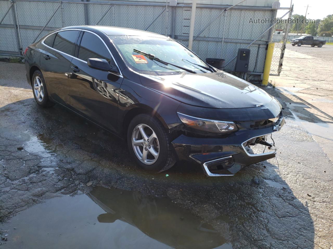 2017 Chevrolet Malibu Ls Black vin: 1G1ZB5ST2HF141837