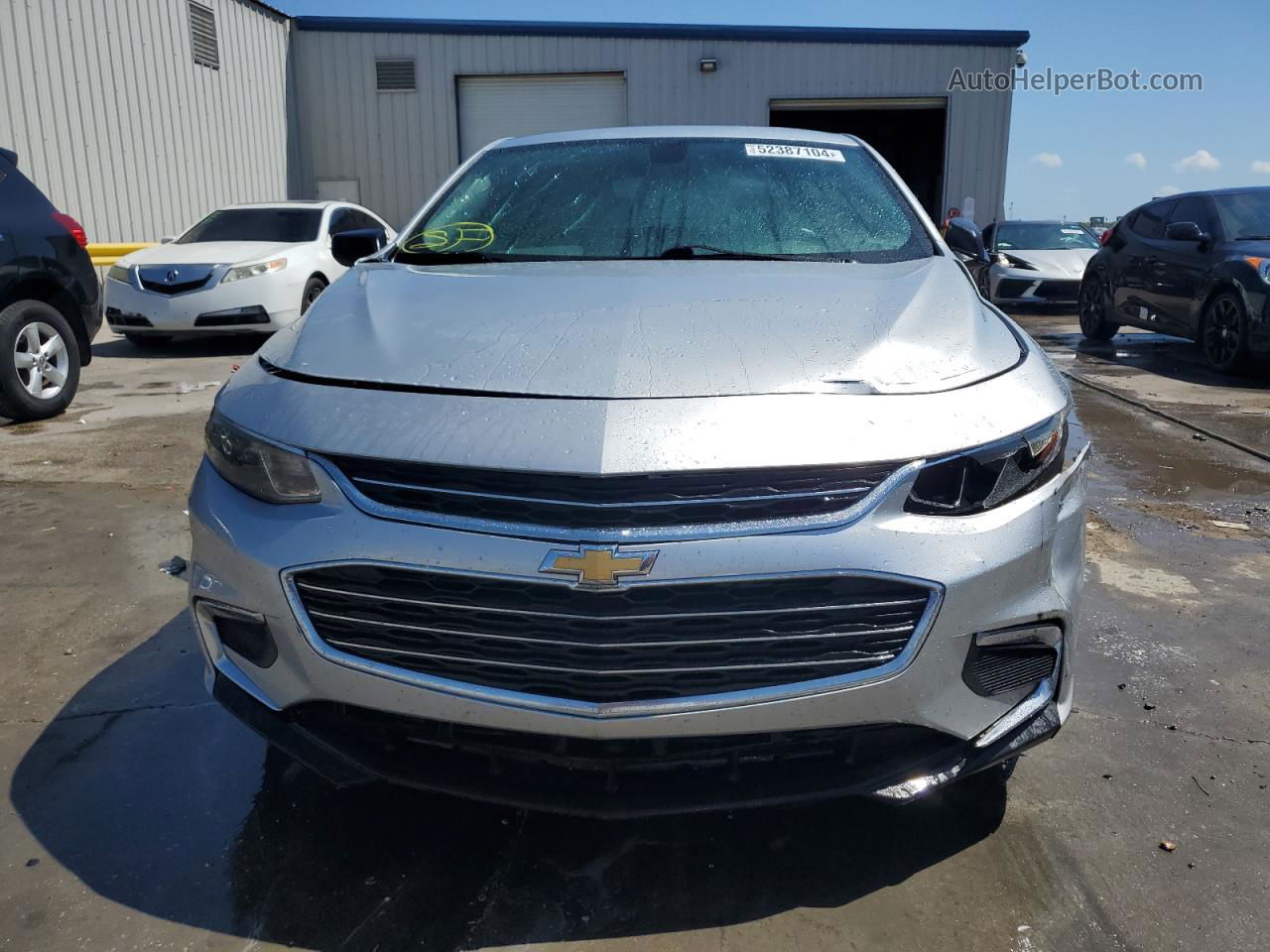 2017 Chevrolet Malibu Ls Серебряный vin: 1G1ZB5ST2HF142258