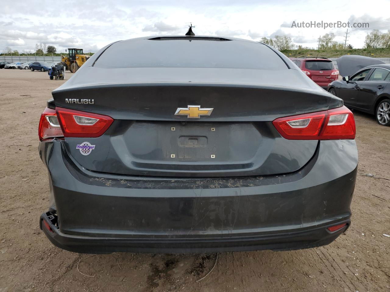 2017 Chevrolet Malibu Ls Gray vin: 1G1ZB5ST2HF258995