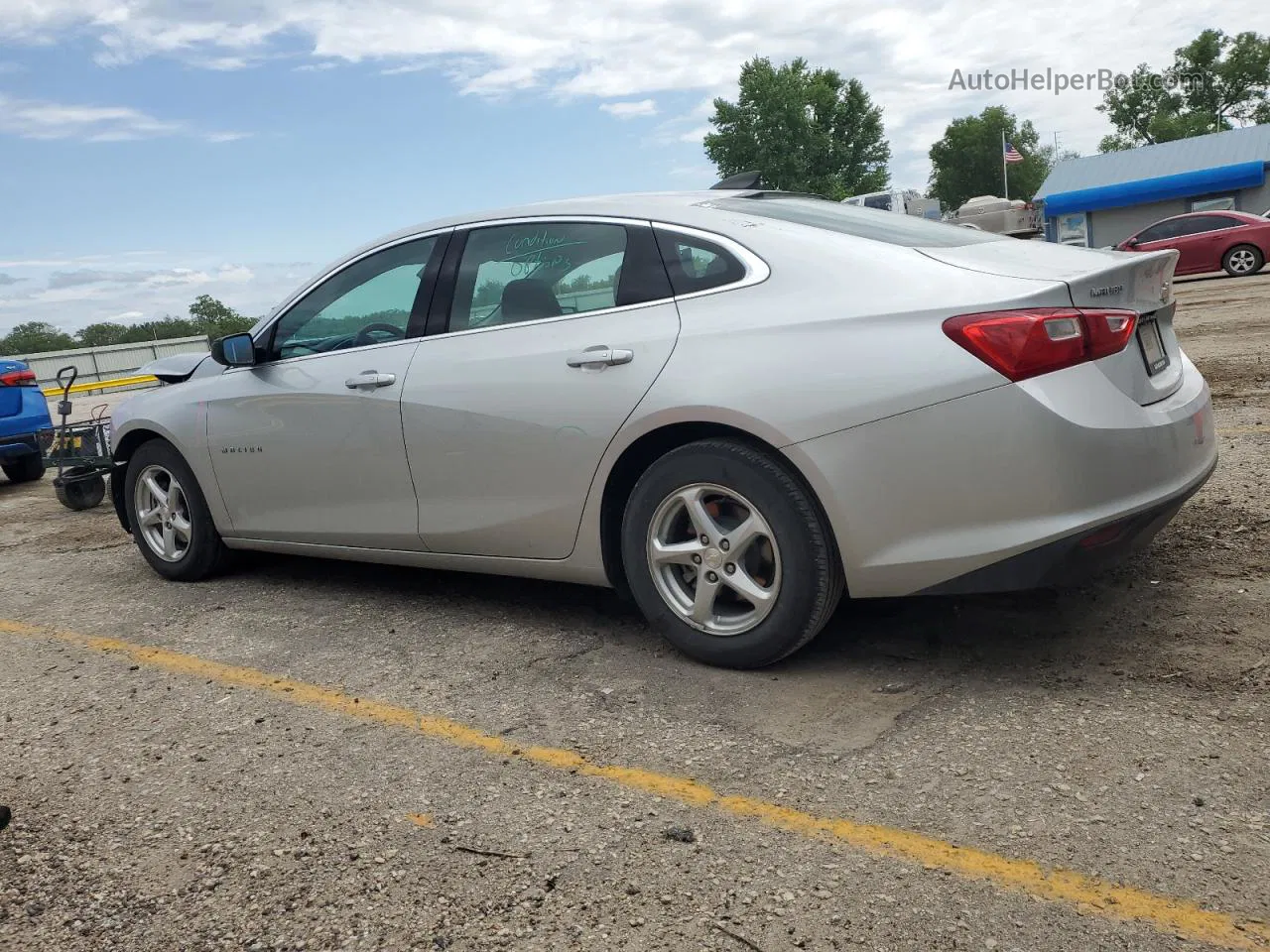 2017 Chevrolet Malibu Ls Silver vin: 1G1ZB5ST2HF276722