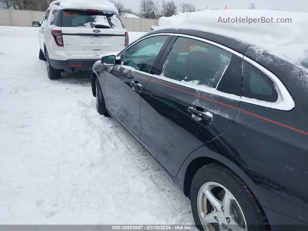 2018 Chevrolet Malibu 1ls Черный vin: 1G1ZB5ST2JF198383