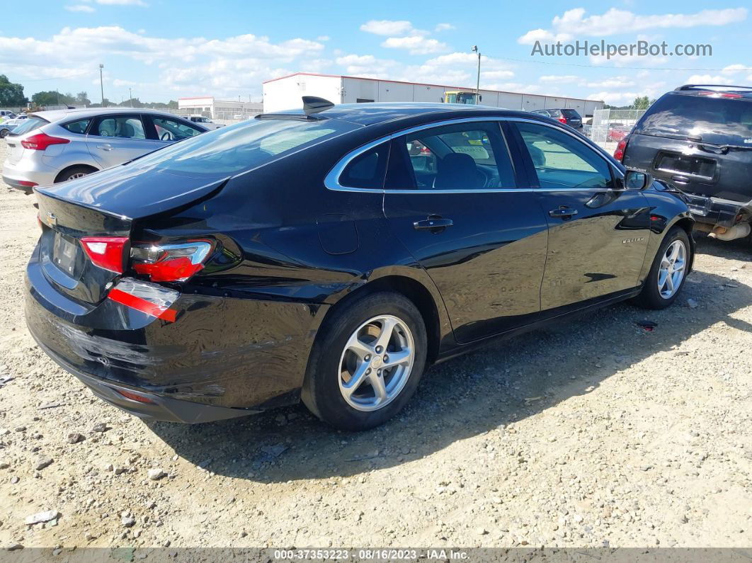 2018 Chevrolet Malibu 1ls Black vin: 1G1ZB5ST2JF216915