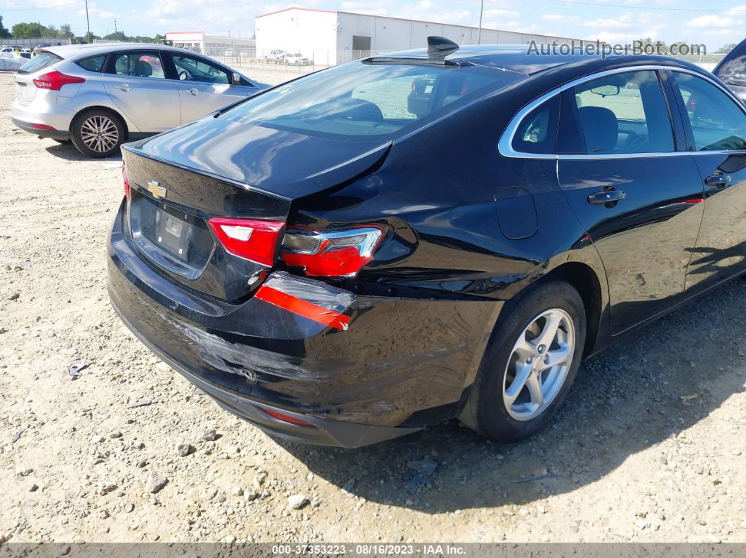 2018 Chevrolet Malibu 1ls Black vin: 1G1ZB5ST2JF216915