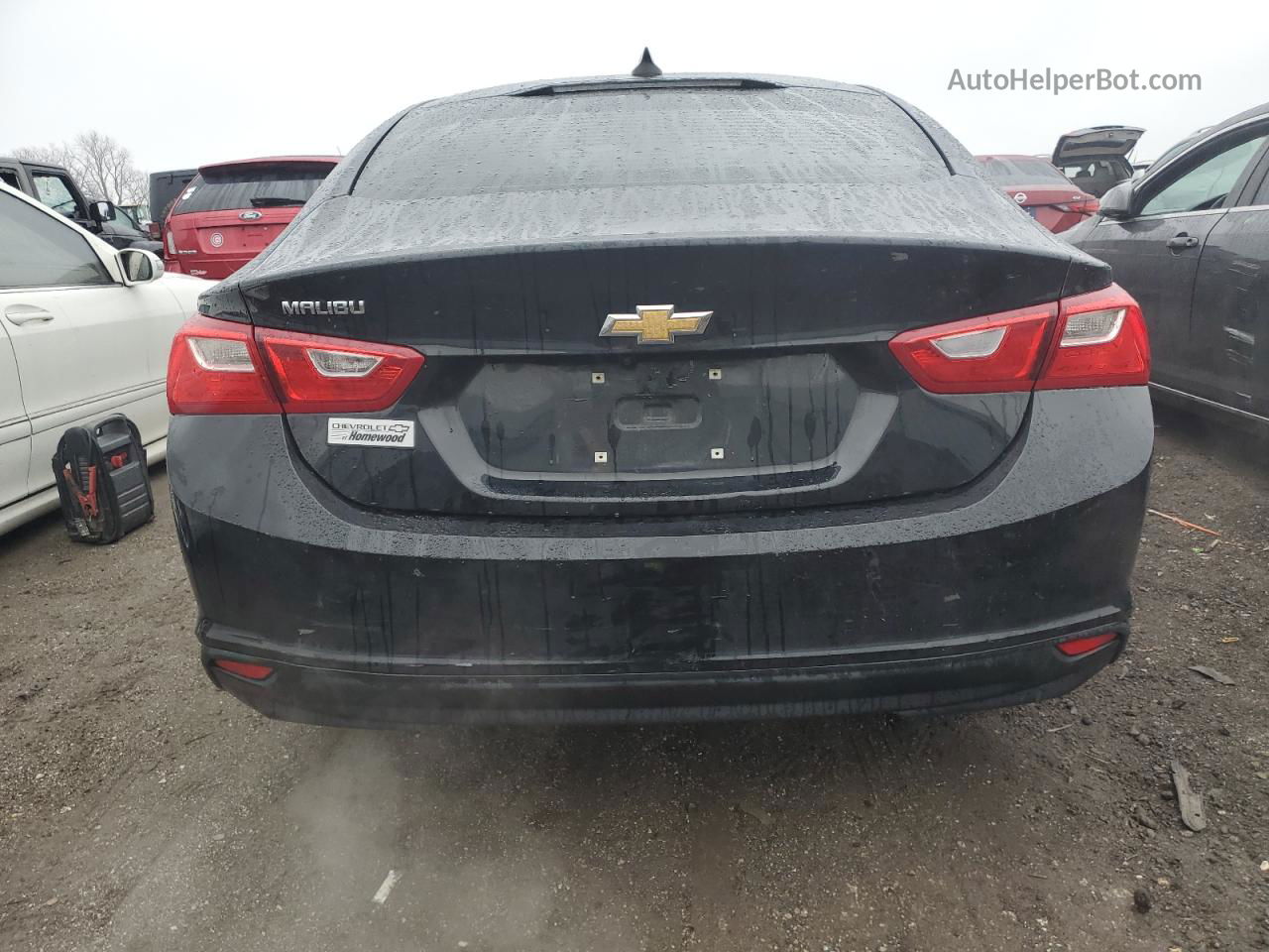 2018 Chevrolet Malibu Ls Черный vin: 1G1ZB5ST2JF218857