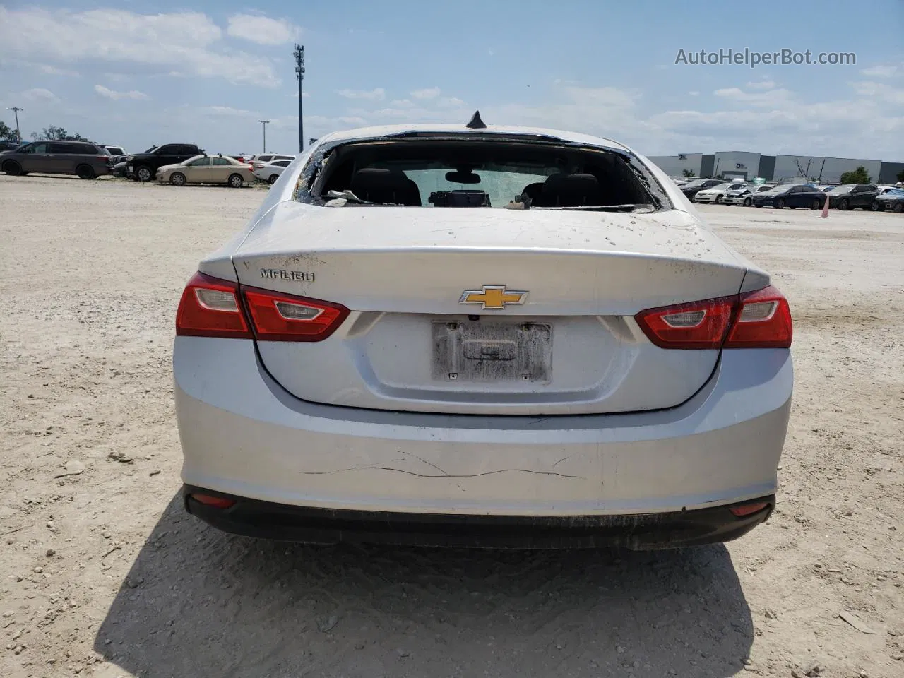 2018 Chevrolet Malibu Ls Silver vin: 1G1ZB5ST2JF252605