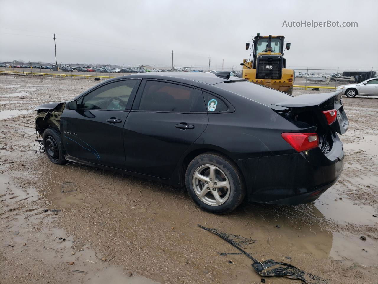 2018 Chevrolet Malibu Ls Black vin: 1G1ZB5ST2JF264771