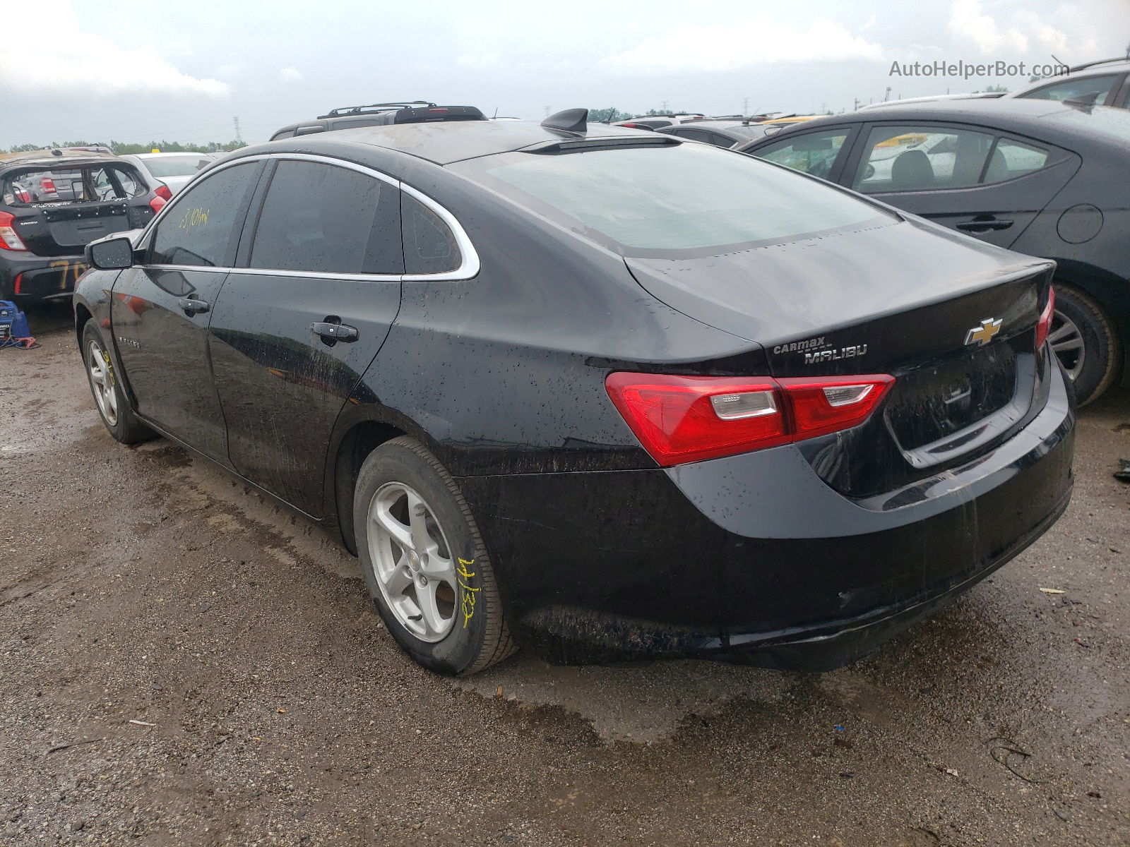 2018 Chevrolet Malibu Ls Black vin: 1G1ZB5ST2JF280906