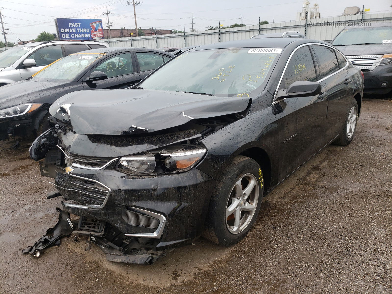 2018 Chevrolet Malibu Ls Black vin: 1G1ZB5ST2JF280906