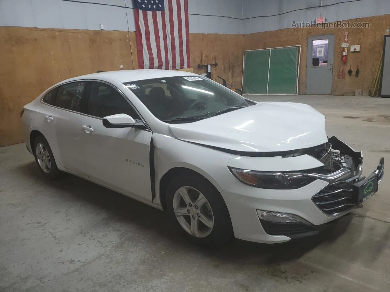 2021 Chevrolet Malibu Ls White vin: 1G1ZB5ST2MF062906