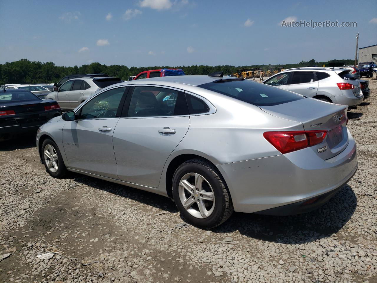 2021 Chevrolet Malibu Ls Silver vin: 1G1ZB5ST2MF078216