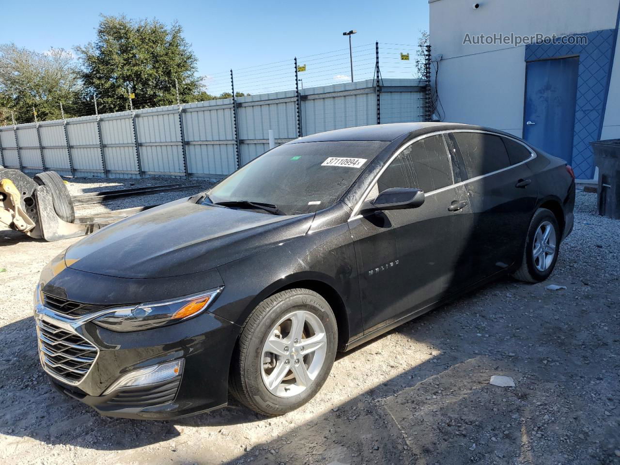 2021 Chevrolet Malibu Ls Black vin: 1G1ZB5ST2MF088826