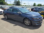 2017 Chevrolet Malibu Ls Синий vin: 1G1ZB5ST3HF145590