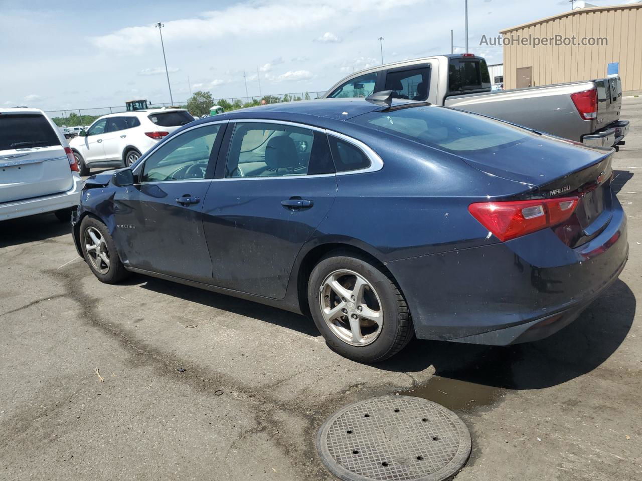 2017 Chevrolet Malibu Ls Blue vin: 1G1ZB5ST3HF145590