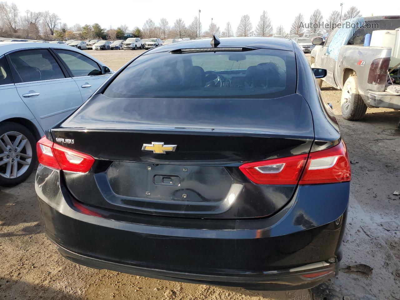 2018 Chevrolet Malibu Ls Black vin: 1G1ZB5ST3JF103734