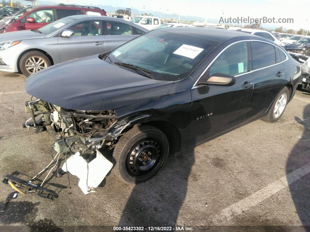 2018 Chevrolet Malibu Ls Black vin: 1G1ZB5ST3JF219631