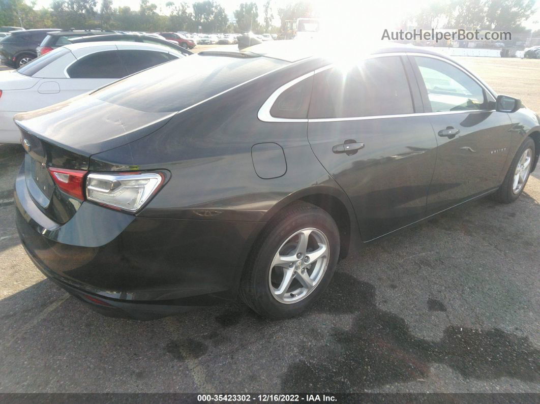 2018 Chevrolet Malibu Ls Black vin: 1G1ZB5ST3JF219631