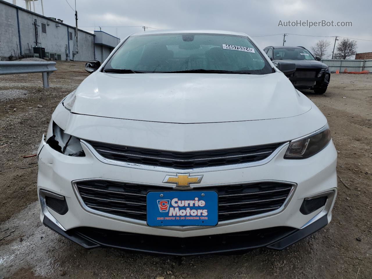 2018 Chevrolet Malibu Ls White vin: 1G1ZB5ST3JF260468