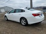 2018 Chevrolet Malibu Ls White vin: 1G1ZB5ST3JF260468