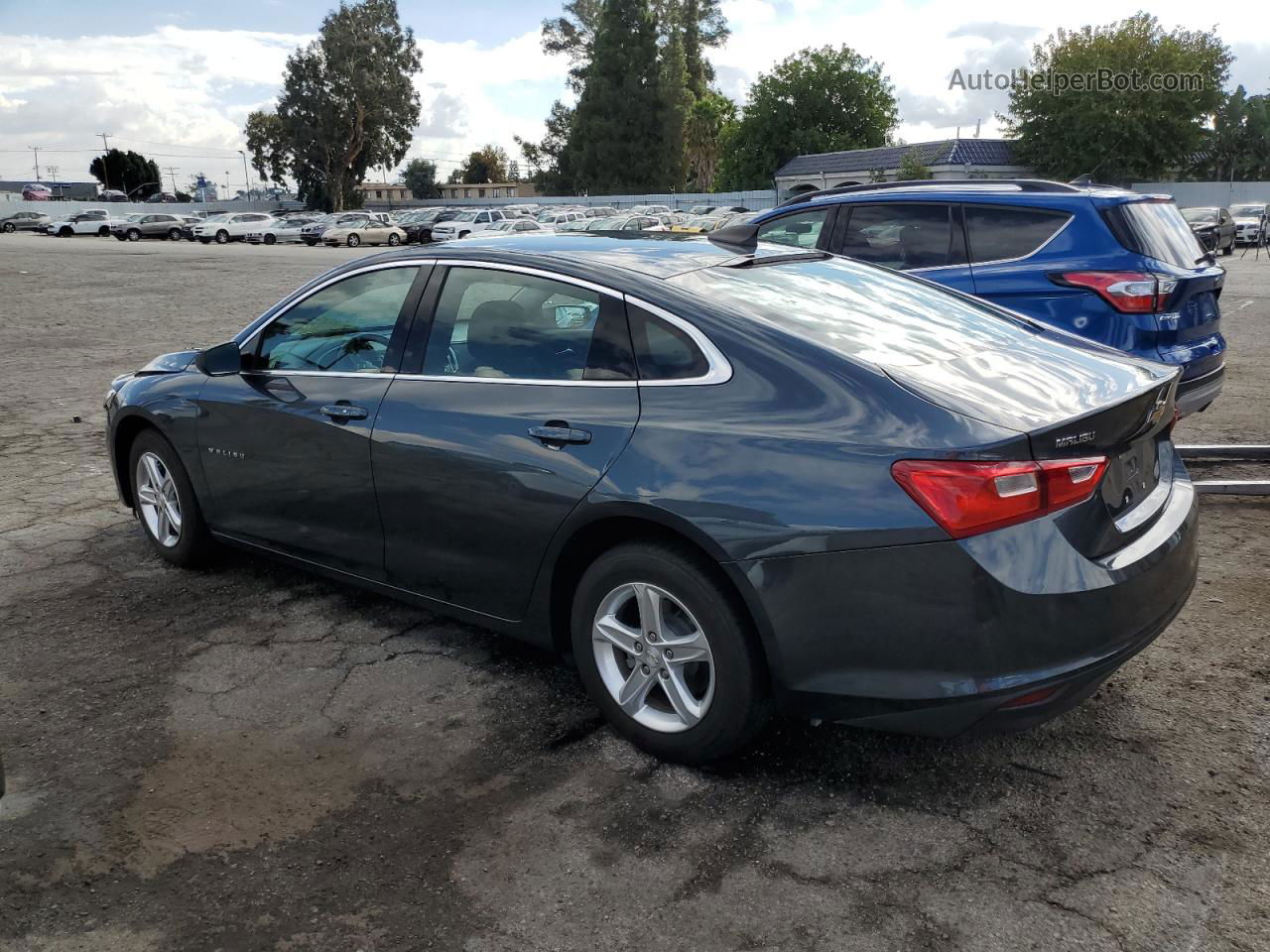 2021 Chevrolet Malibu Ls Gray vin: 1G1ZB5ST3MF038775