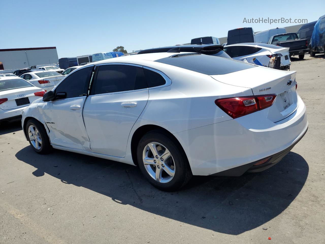 2021 Chevrolet Malibu Ls Белый vin: 1G1ZB5ST3MF052532