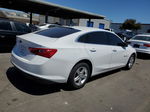 2021 Chevrolet Malibu Ls White vin: 1G1ZB5ST3MF052532