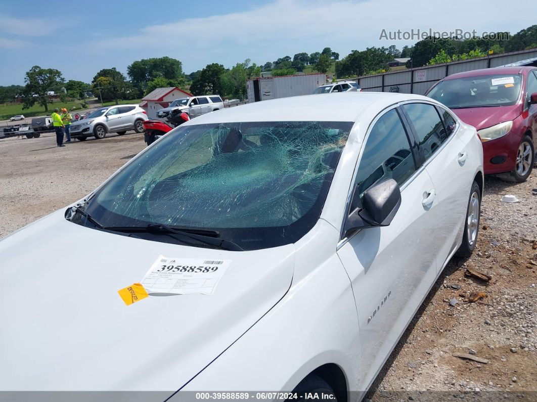 2017 Chevrolet Malibu Ls White vin: 1G1ZB5ST4HF194488